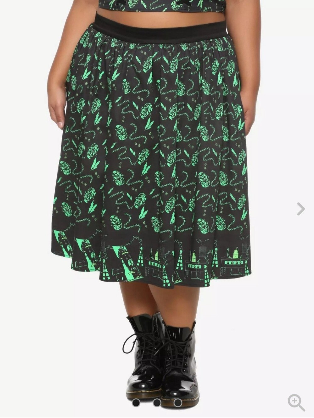 Universal Monsters Frankenstein Swing Skirt, Size 2X